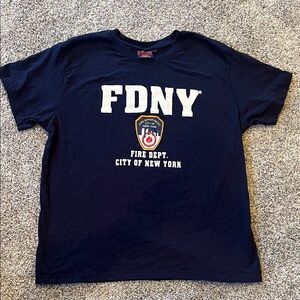 Dark Blue FDNY Graphic Tee